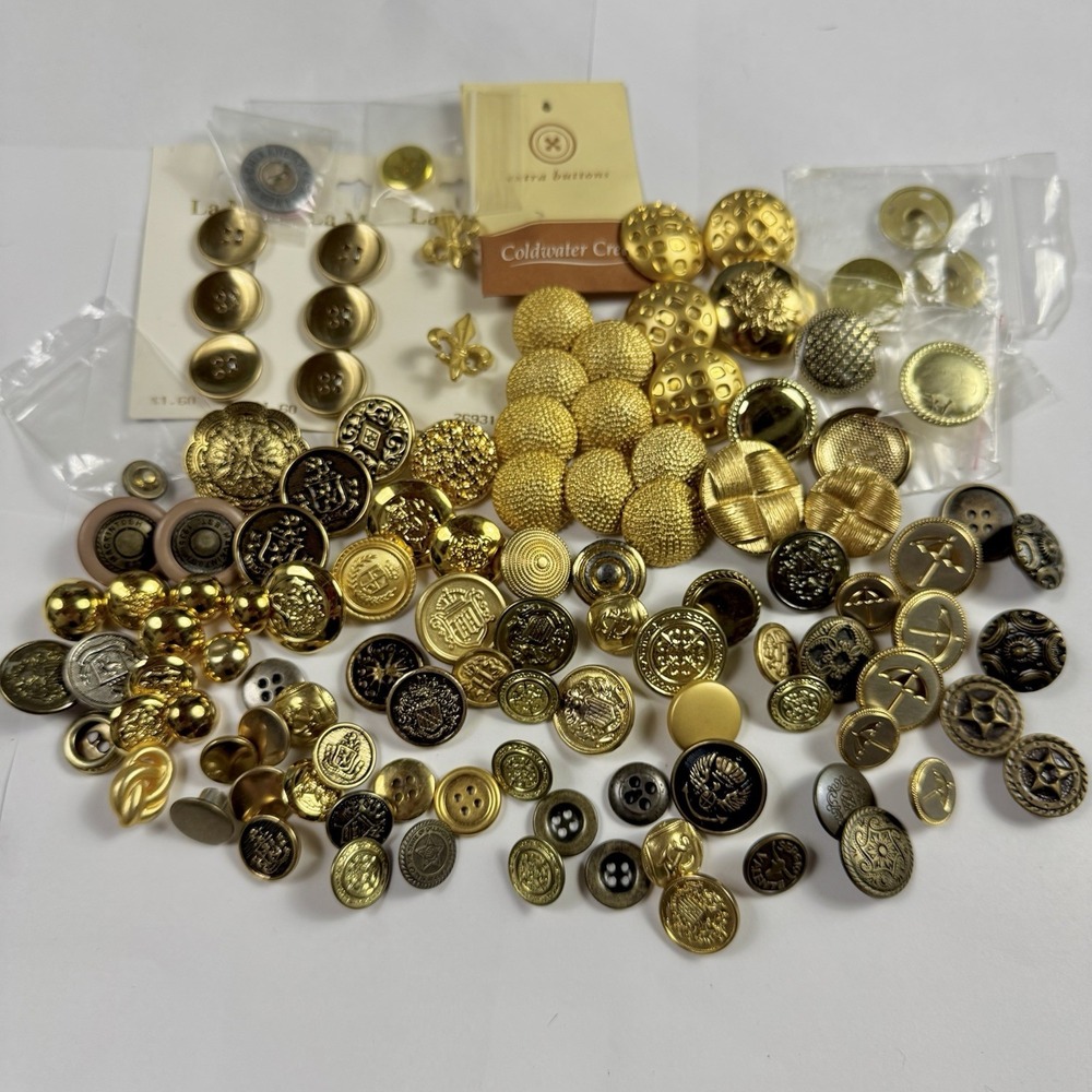 3+ lb Vintage Buttons Lot Color Sorted Mother of Pearl Carded Crafts Sewing - Picture 8 of 16
